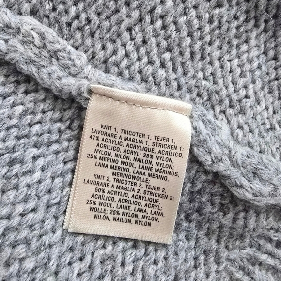 Anthropologie Angel of the North Hooded Open Front Knit Sweater Duster Small - Picture 8 of 9